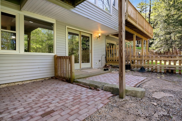 10 E Pinnacle Rd Unit 10, Bridgton, ME 04009 - view of patio / terrace featuring fence