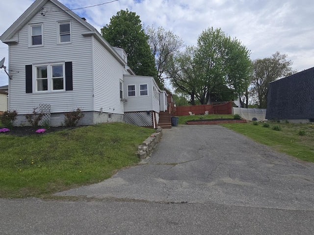 6 Linden St, Waterville, ME 04901 - view of property exterior with driveway