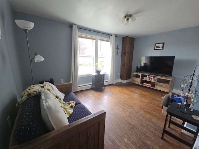 6 Linden St, Waterville, ME 04901 - living area featuring wood finished floors