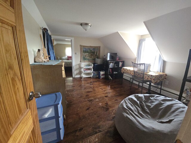 6 Linden St, Waterville, ME 04901 - office space with wood-type flooring and lofted ceiling