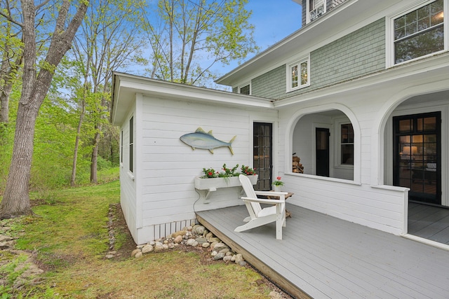14 Oak St, Kennebunk, ME 04043 - view of wooden terrace