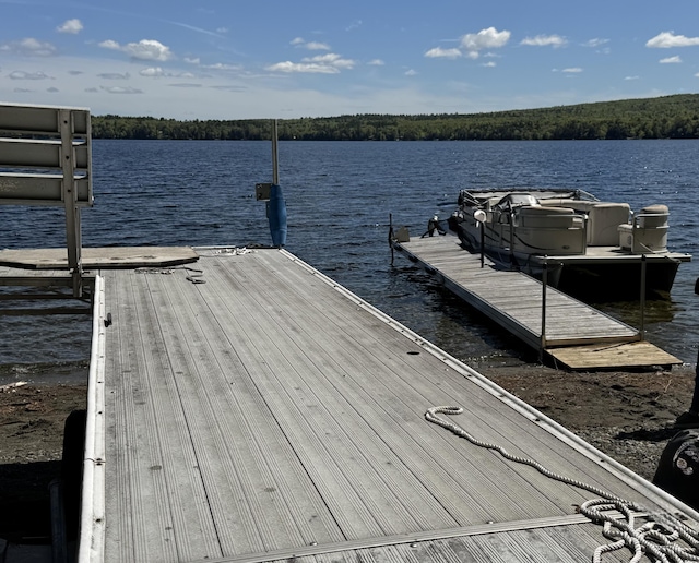 11 Cherry Dr, Embden, ME 04958 - dock area featuring a water view