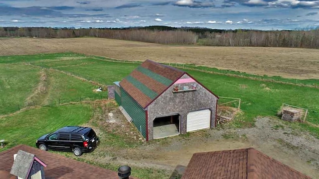 899 Golden Ridge Rd, Sherman, ME 04476 - overview of rural landscape