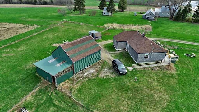 899 Golden Ridge Rd, Sherman, ME 04476 - view from above of property