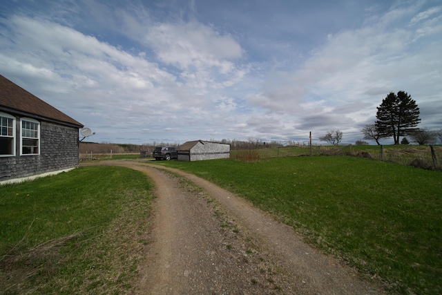 899 Golden Ridge Rd, Sherman, ME 04476 - view of dirt / gravel road