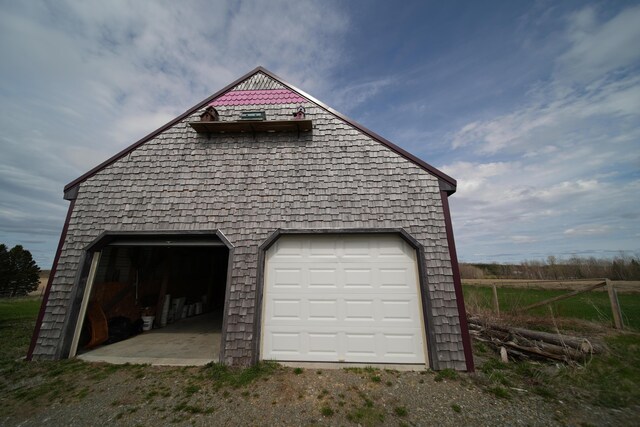 899 Golden Ridge Rd, Sherman, ME 04476 - view of garage