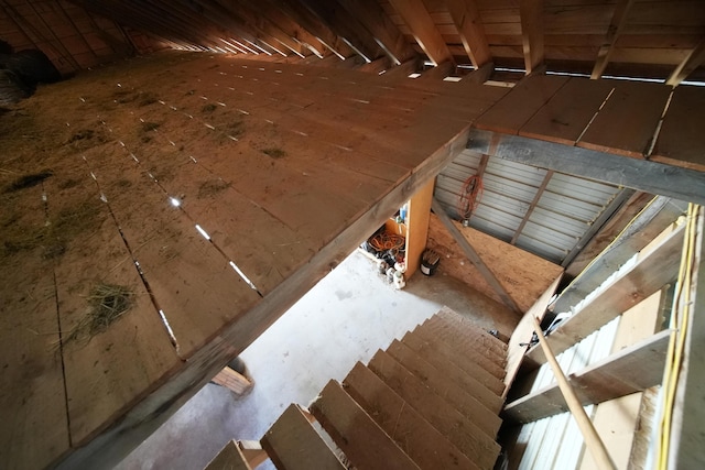 899 Golden Ridge Rd, Sherman, ME 04476 - view of staircase