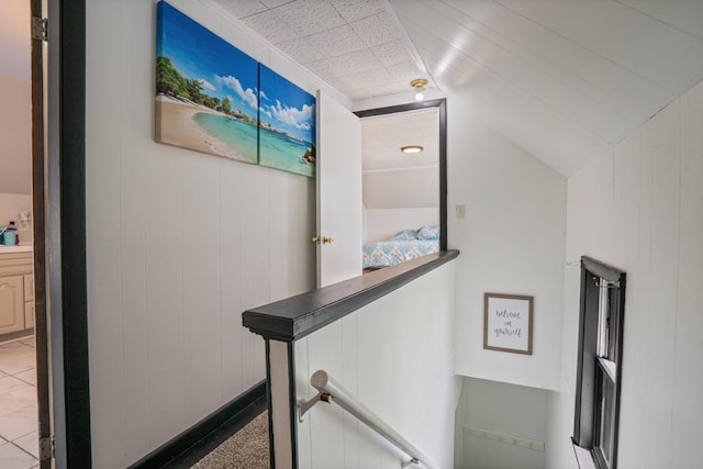 31 King St, Waterville, ME 04901 - corridor featuring an upstairs landing