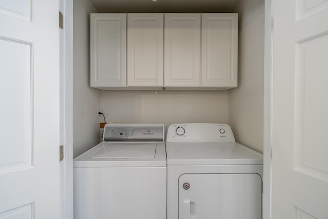 46 Silver Rdg, Veazie, ME 04401 - washroom with washing machine and clothes dryer and cabinet space
