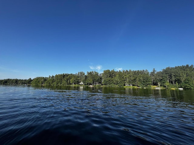 112 Buker Rd, Litchfield, ME 04350 - water view featuring a heavily wooded area