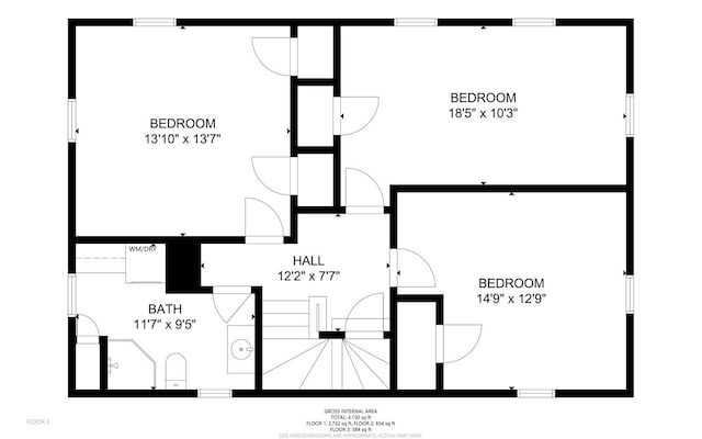 112 Buker Rd, Litchfield, ME 04350 - room layout