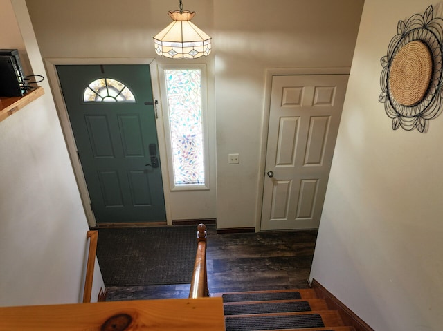 141 Cushman Rd, Winslow, ME 04901 - entrance foyer with wood finished floors and baseboards