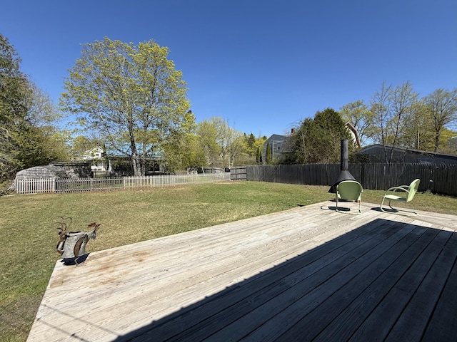 view of deck