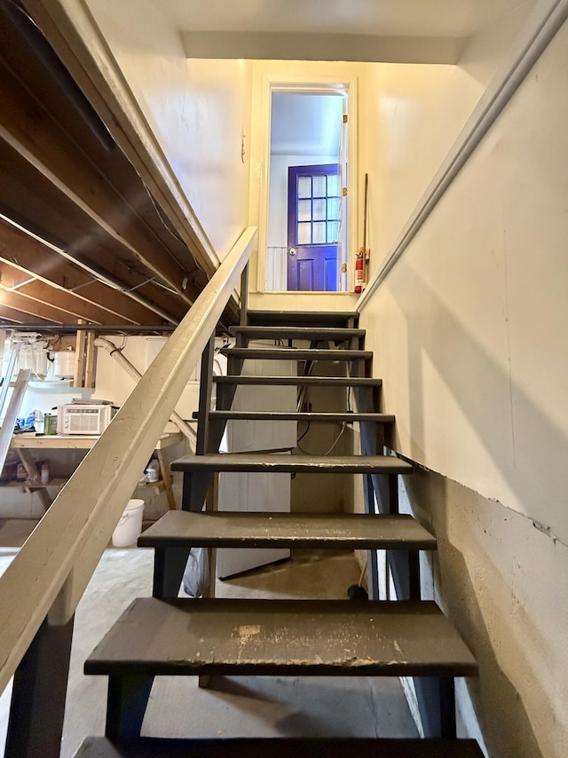 view of staircase