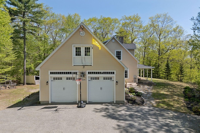 76 Asbury Ln, Acton, ME 04001 - view of garage