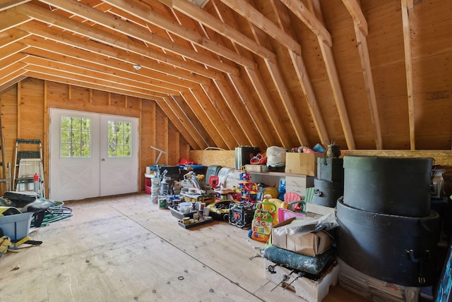 76 Asbury Ln, Acton, ME 04001 - view of unfinished attic