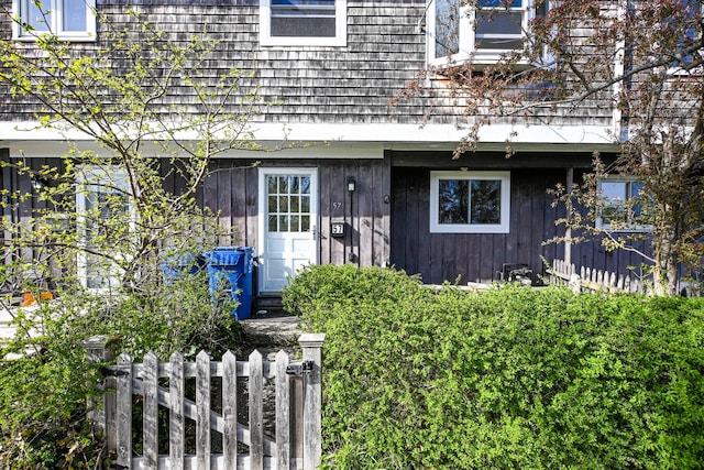57 Mountfort St, Portland, ME 04101 - property entrance with fence