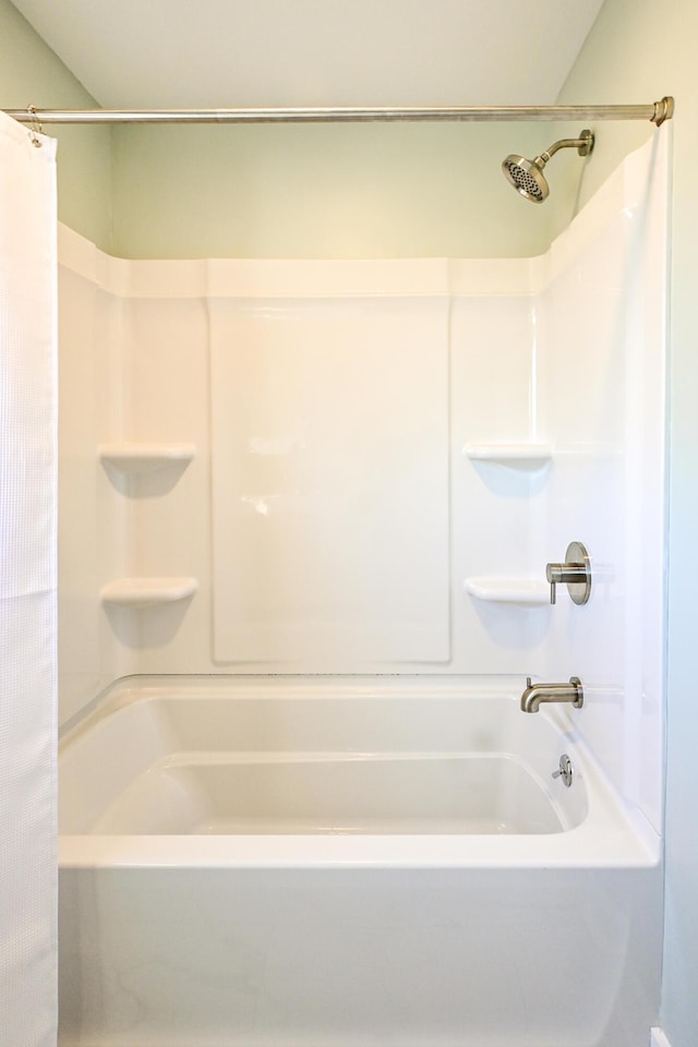 57 Mountfort St, Portland, ME 04101 - bathroom featuring shower / bath combination with curtain