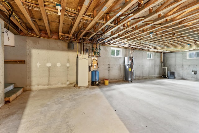 35 Burnt Mill Rd Unit B, Wells, ME 04090 - basement featuring gas water heater