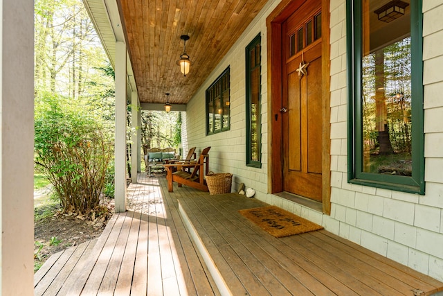 43 Creek Xing, Eliot, ME 03903 - deck featuring covered porch