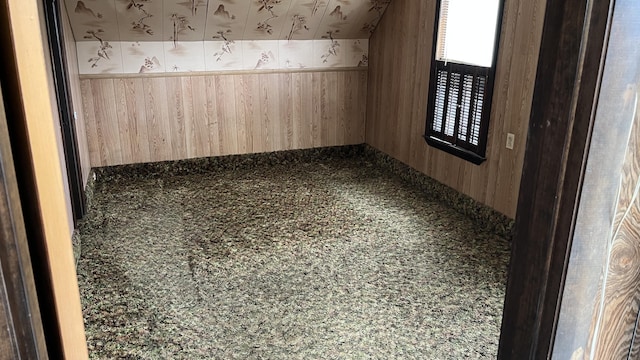 706 Crescent Ave, Rumford, ME 04276 - empty room with wooden walls