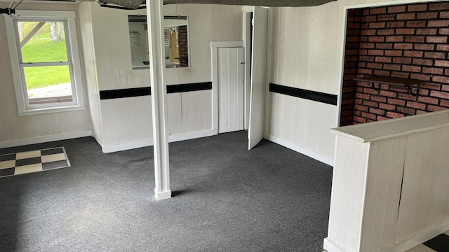 706 Crescent Ave, Rumford, ME 04276 - empty room with dark carpet and baseboards