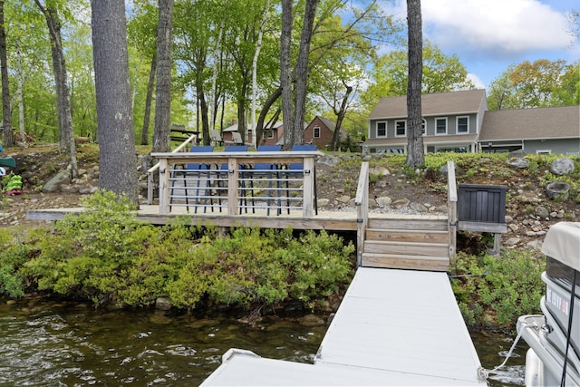 7 Passby Point Rd, Windham, ME 04062 - dock with a water view