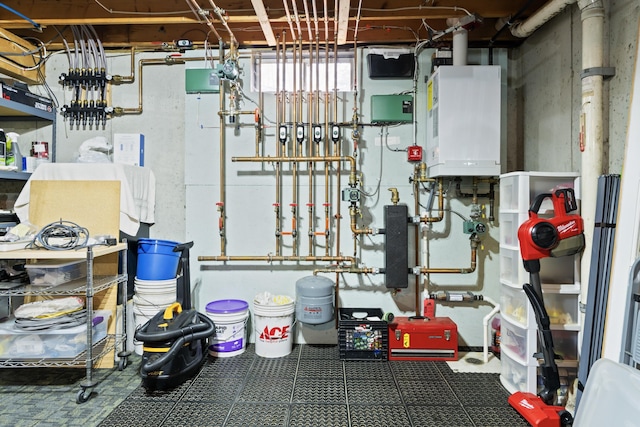 7 Passby Point Rd, Windham, ME 04062 - utility room with water heater