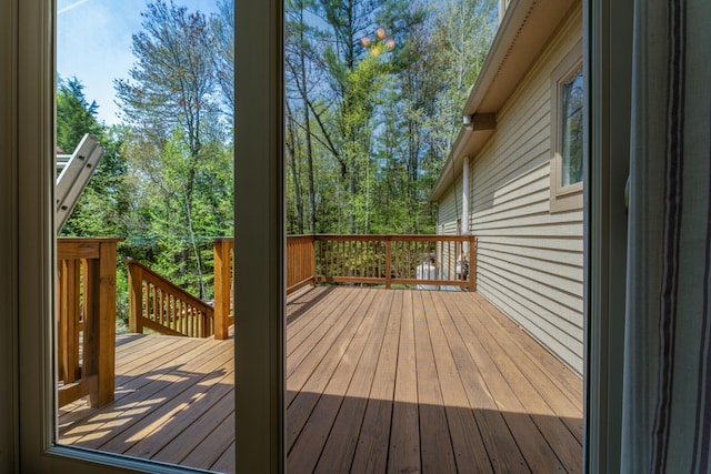 738 Litchfield Rd, Bowdoin, ME 04287 - view of wooden deck