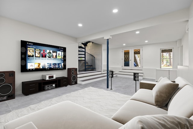 5 Zakelo Island Rd, Harrison, ME 04040 - cinema room featuring recessed lighting