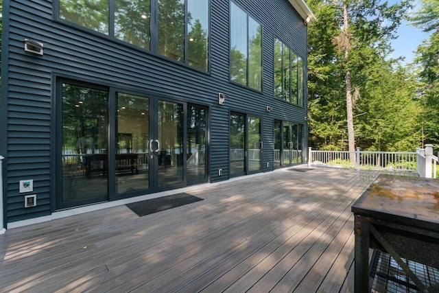 5 Zakelo Island Rd, Harrison, ME 04040 - view of wooden deck