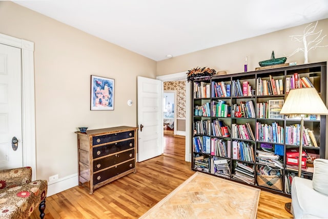30 Morrill Ave, Waterville, ME 04901 - sitting room with wood finished floors and baseboards