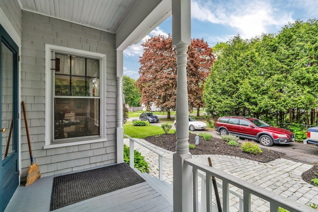 30 Morrill Ave, Waterville, ME 04901 - view of wooden porch