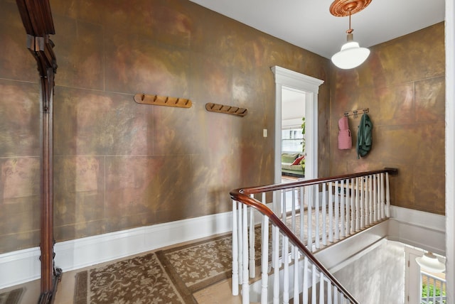 377 Cumberland Ave, Portland, ME 04101 - corridor with an upstairs landing