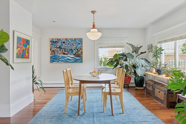 377 Cumberland Ave, Portland, ME 04101 - dining room with wood finished floors and baseboards