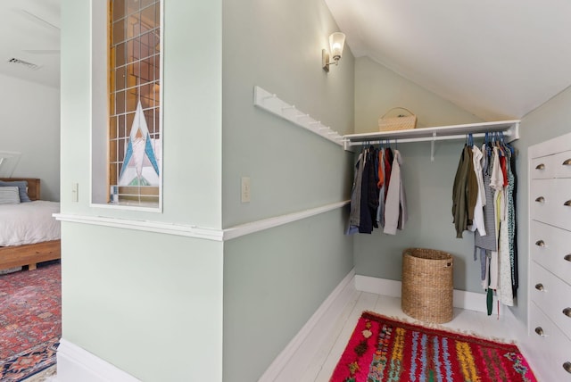 377 Cumberland Ave, Portland, ME 04101 - spacious closet with vaulted ceiling