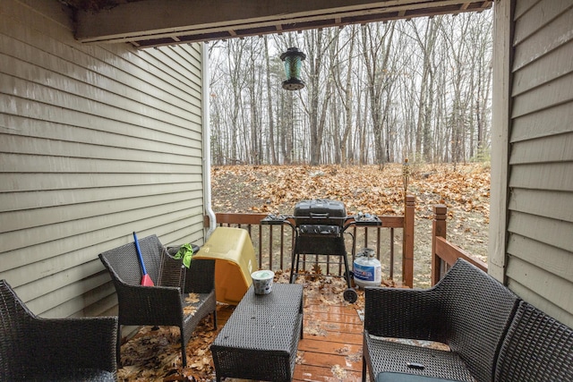 6 Linwood Rd Unit 6, Freeport, ME 04032 - balcony with area for grilling
