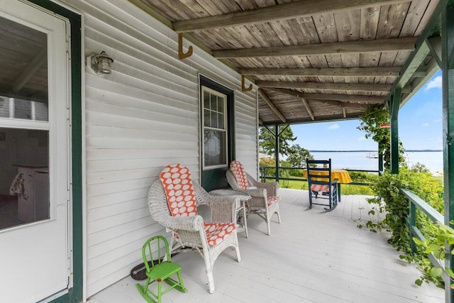 13 Bustins Is, Freeport, ME 04032 - porch with a water view