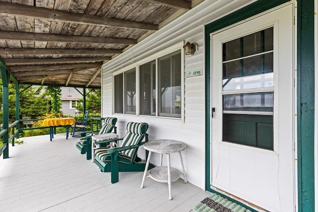 13 Bustins Is, Freeport, ME 04032 - view of wooden porch