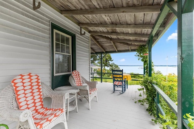13 Bustins Is, Freeport, ME 04032 - view of wooden porch