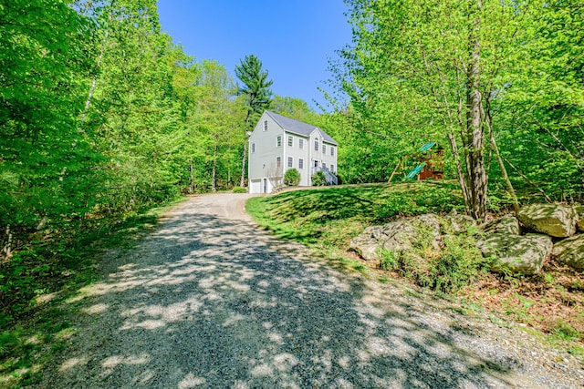 9 Eisenhower Ct, Naples, ME 04055 - view of dirt / gravel driveway