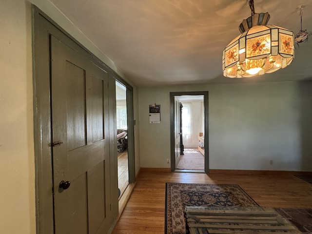 4 Main St, Saint Albans, ME 04971 - foyer with wood finished floors and baseboards