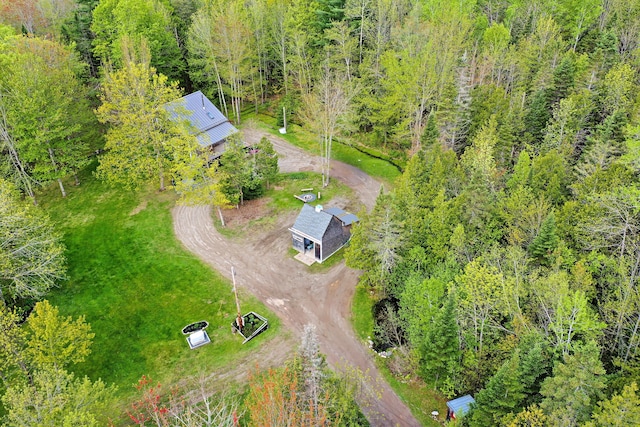 603 S Freedom Rd, Albion, ME 04910 - view of subject property with a heavily wooded area
