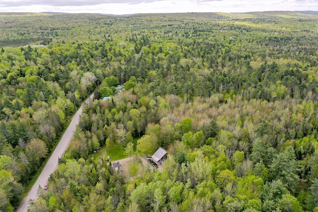 603 S Freedom Rd, Albion, ME 04910 - aerial view of property and surrounding area with a forest