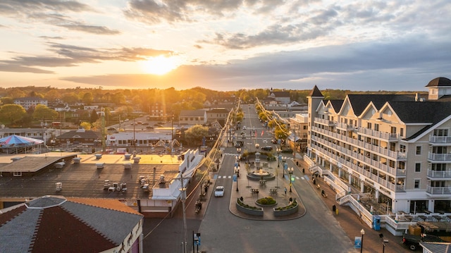 215 E Grand Ave Unit 210, Old Orchard Beach, ME 04064 - view of aerial view at dusk