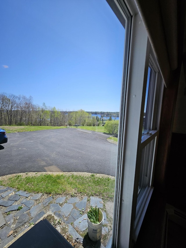 1377 Pushaw Rd, Glenburn, ME 04401 - view of patio / terrace featuring a water view