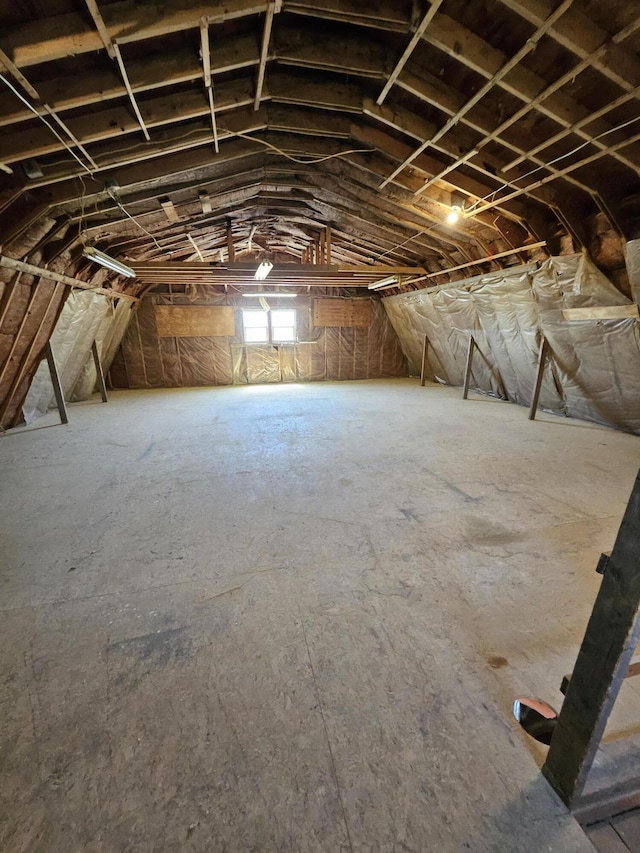 1377 Pushaw Rd, Glenburn, ME 04401 - view of unfinished attic