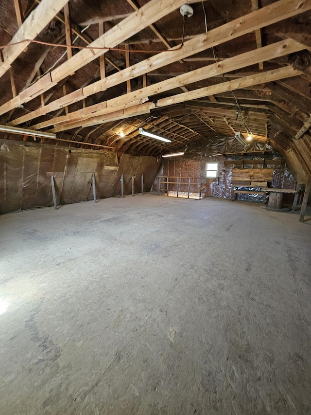 1377 Pushaw Rd, Glenburn, ME 04401 - view of attic