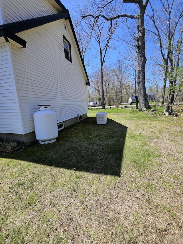 1377 Pushaw Rd, Glenburn, ME 04401 - view of home's exterior with a yard