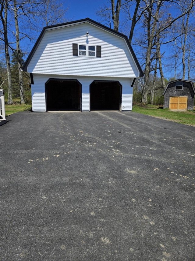 1377 Pushaw Rd, Glenburn, ME 04401 - garage featuring a garage
